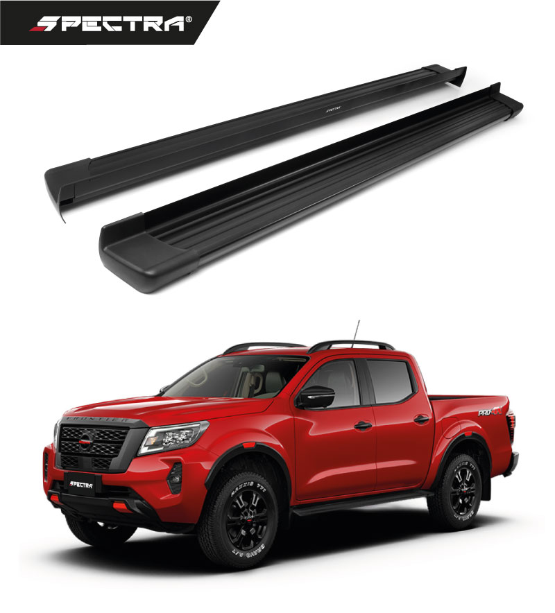 Estribos negros Nissan NP300 (2014+)