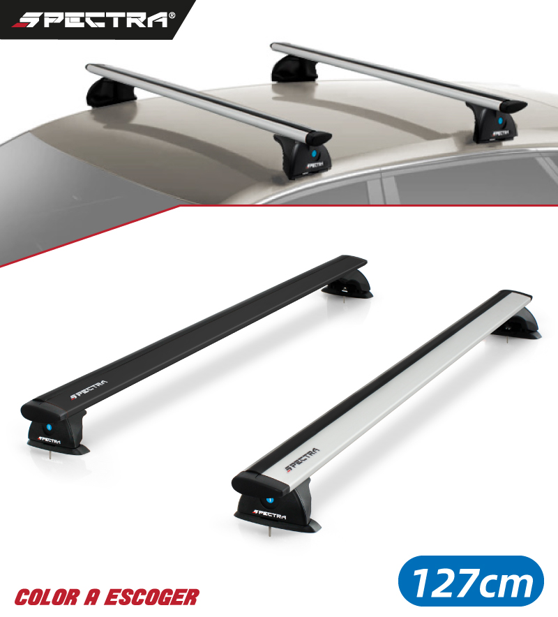 Racks ZRK-807-M-127-XXX completos estilo wingbar (127cm)