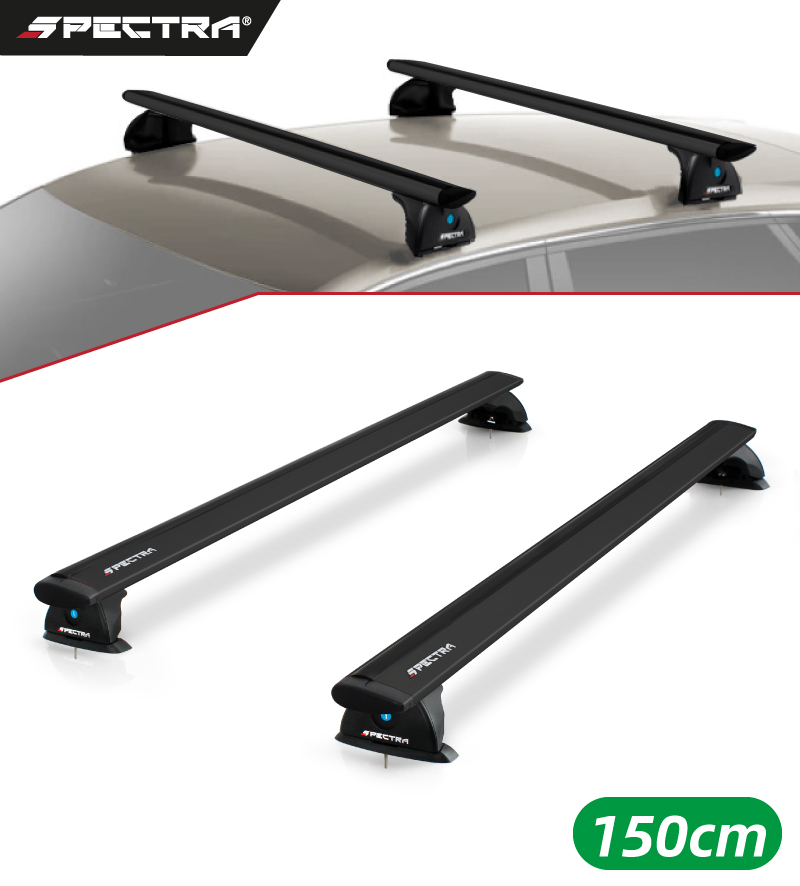 Racks ZRK-807-M-150-XXX completos estilo wingbar (150cm)