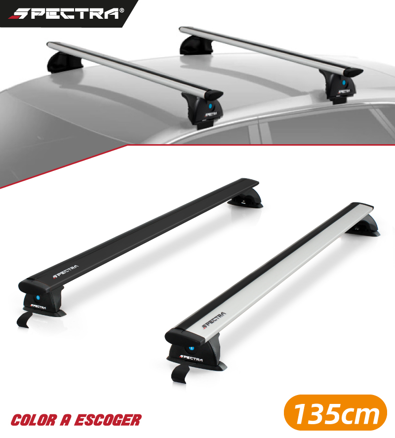 Racks ZRK-807-135-XXX completos estilo wingbar (135cm)