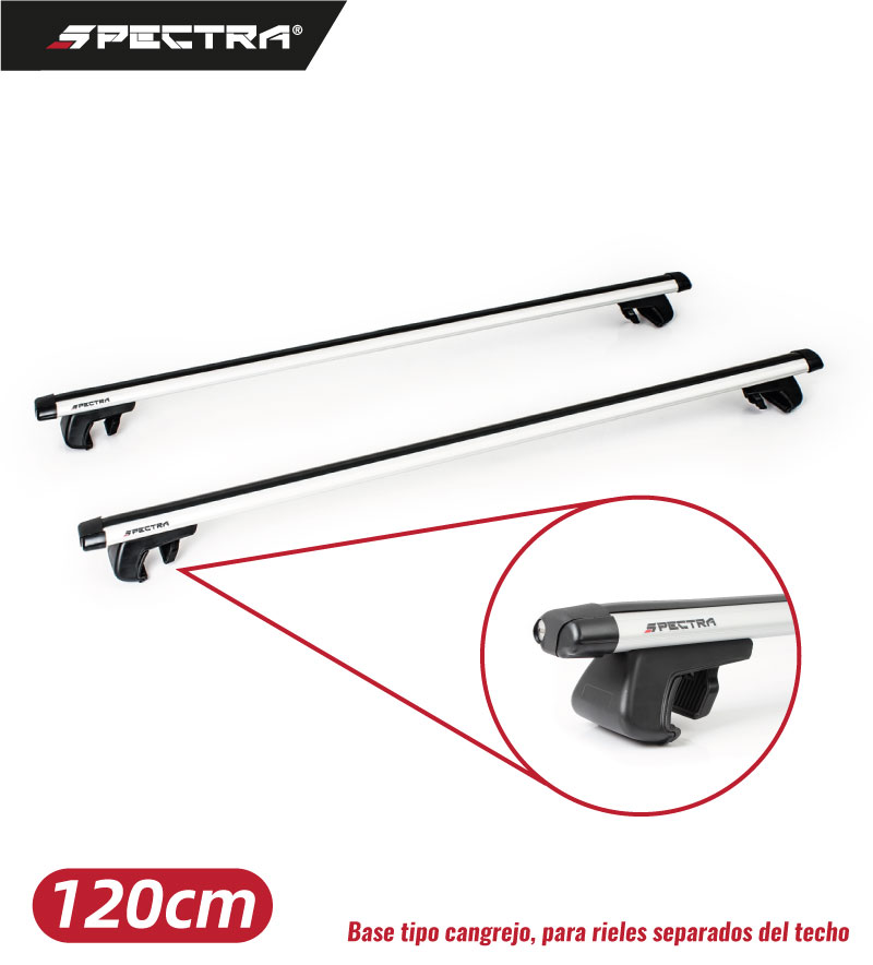 rakutao Racks para techo con agarre tipo cangrejo - SPECTRA ® Costa Rica